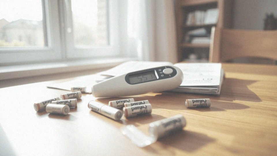 Jakie baterie są wymagane do termometru Microlife?