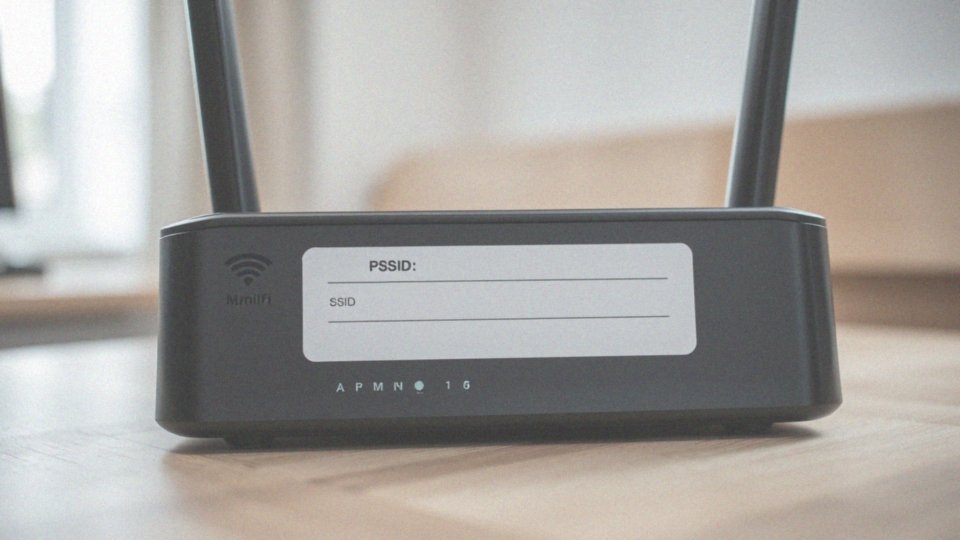 Jak odczytać hasło do Wi-Fi z naklejki znamionowej routera?