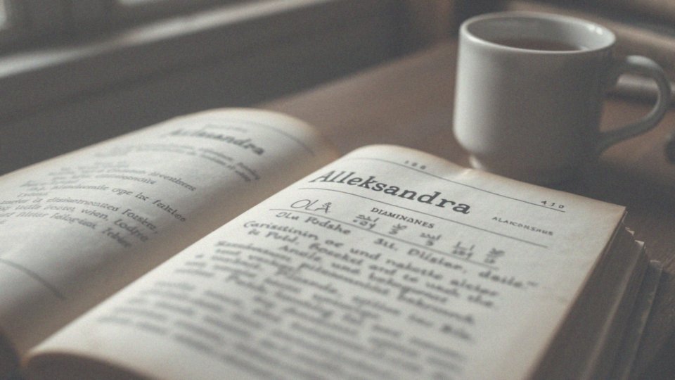 Aleksandra – dlaczego Ola jest popularnym zdrobnieniem?